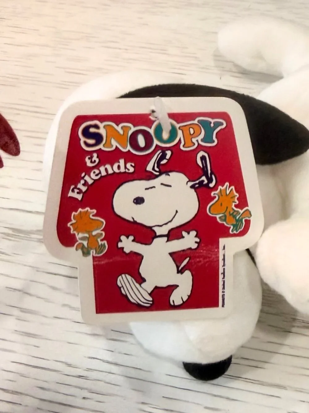 Vintage Snoopy & Friends Peanuts Bean Bag Stuffy 6.5” Plush Toy Stuffed Animal